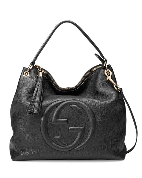 guicci bag|gucci black leather bag.